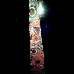 Christian Dior mens Paisley vintage tie